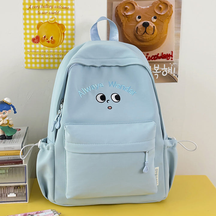 Playful Illustrated Character Backpack Stornfield