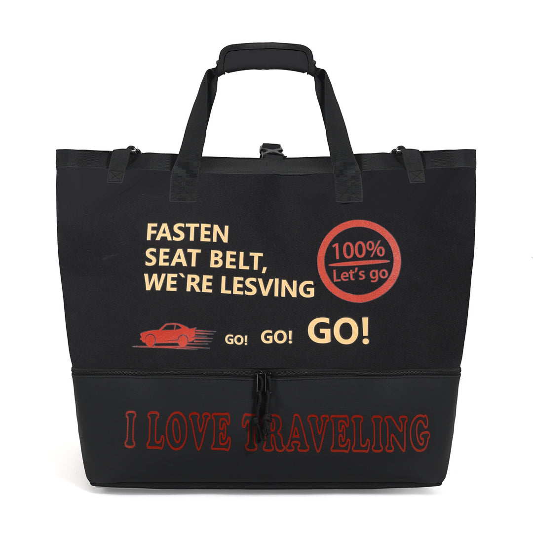 Travel Duffel Bag with Inspirational Quotes