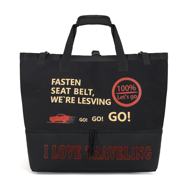 Travel Duffel Bag with Inspirational Quotes