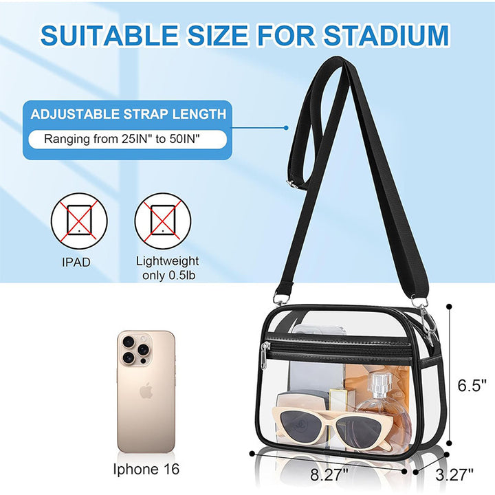 Practical Transparent Shoulder Bag Stornfield
