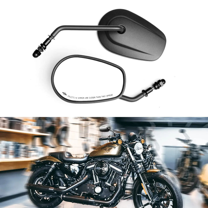 Adjustable Motorcycle Rearview Mirror with High-Quality Chrome Finish Stornfield