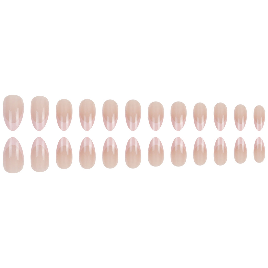 Elegant French Tip Press-On Nail Extensions Stornfield