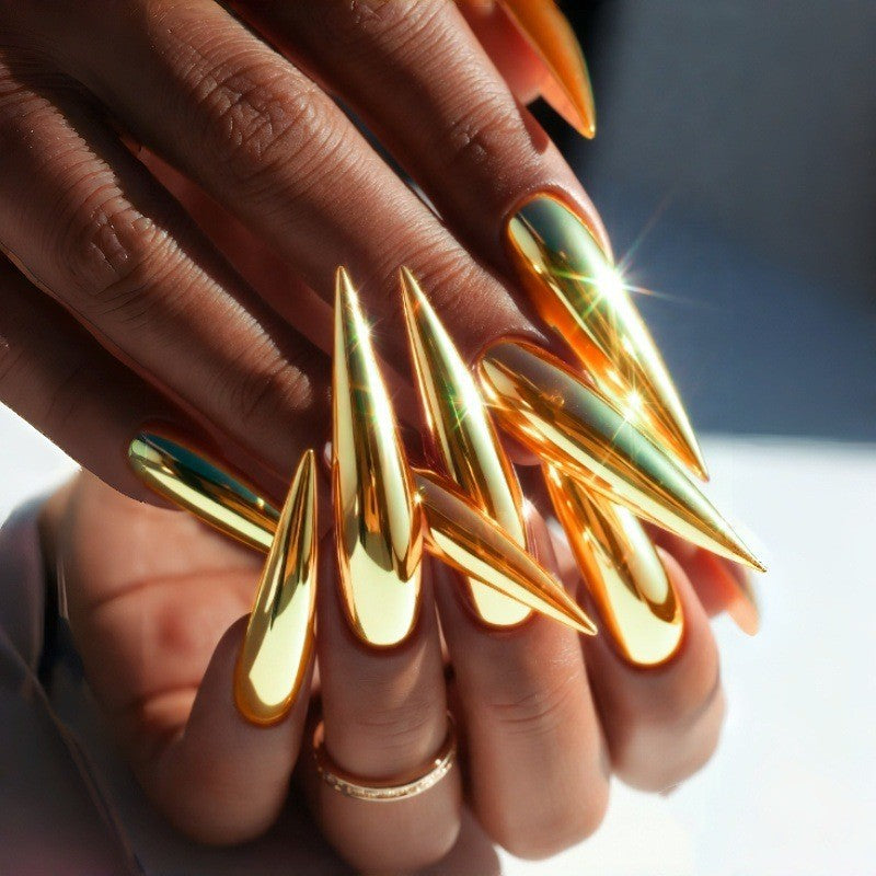 Stiletto Glossy Nail Extensions Stornfield