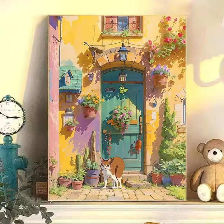 Colorful Urban Landscape Wall Art Stornfield