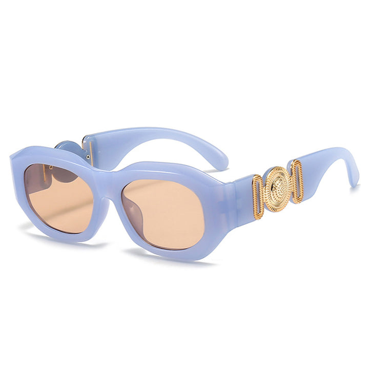 Elegant Hexagonal Frame Sunglasses