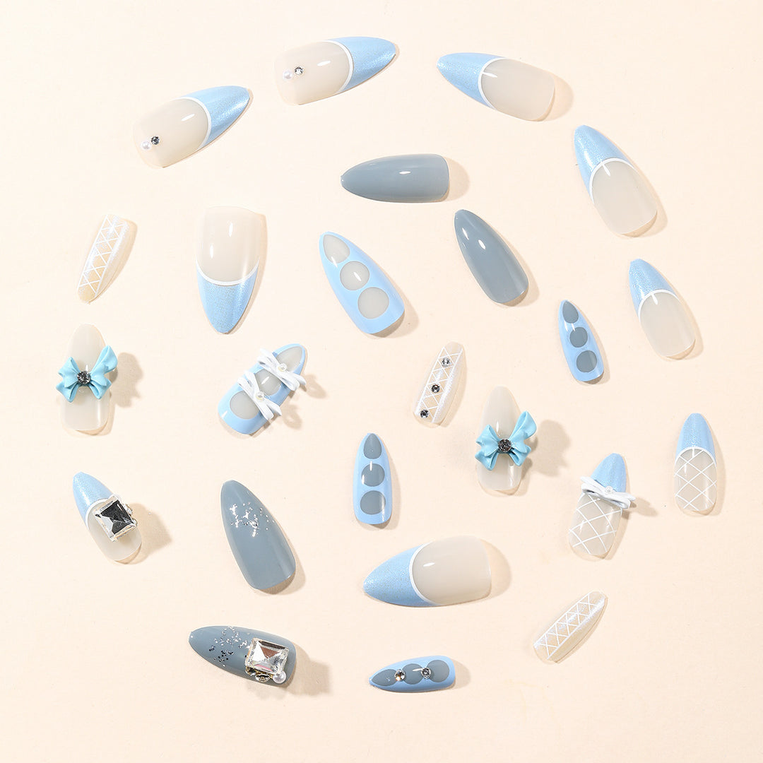 Glamorous 3D Decorative Acrylic Nail Art Extensions Stornfield