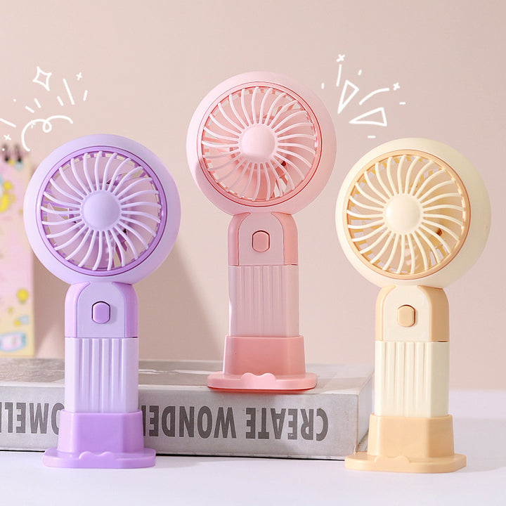 Women Portable Hand Fan with Flexible Speed Control Stornfield