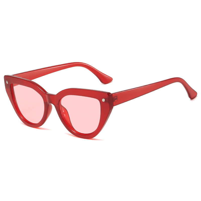 Women's Cat-Eye Sunglasses with Distinctive Animal Print Pattern Stornfield