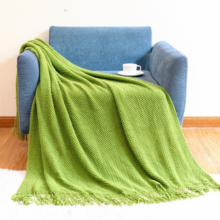 Chunky Knit Throw Blanket