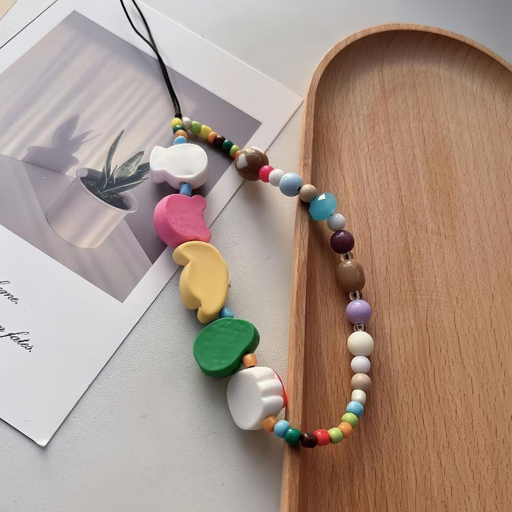 Playful Character Beaded Lanyard Stornfield