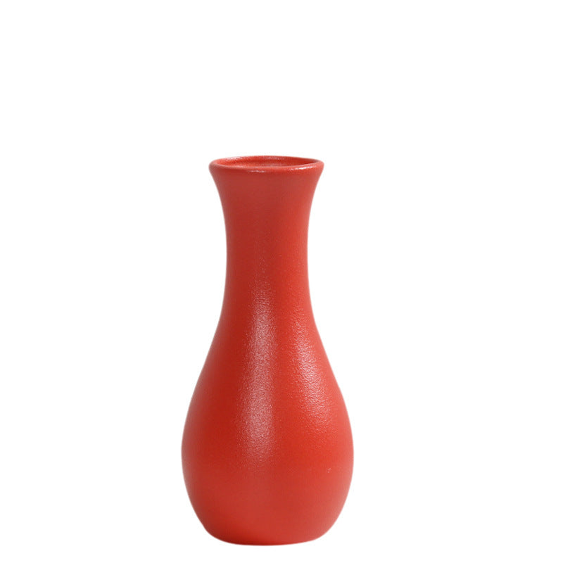 Contemporary Matte Ceramic Flower Vase Stornfeild