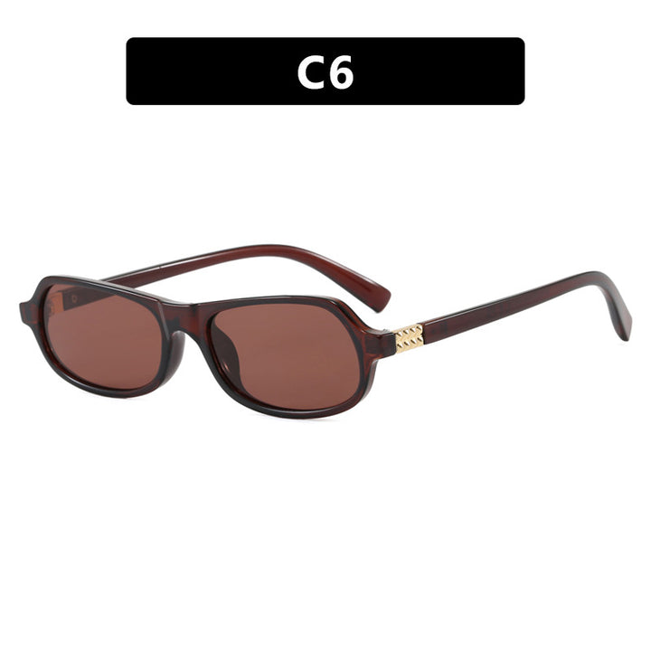 Ladies stylish fashionable sunglasses with golden accents Stornfield