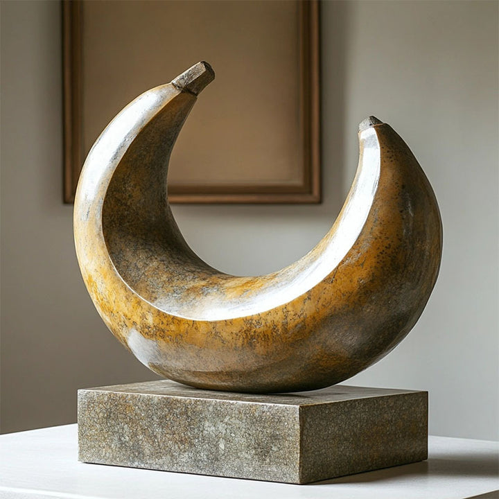 Modern Abstract Loop Sculpture
