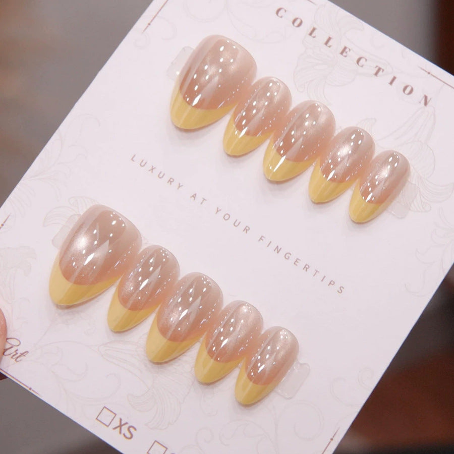 Luxury French Tip Nail Extensions