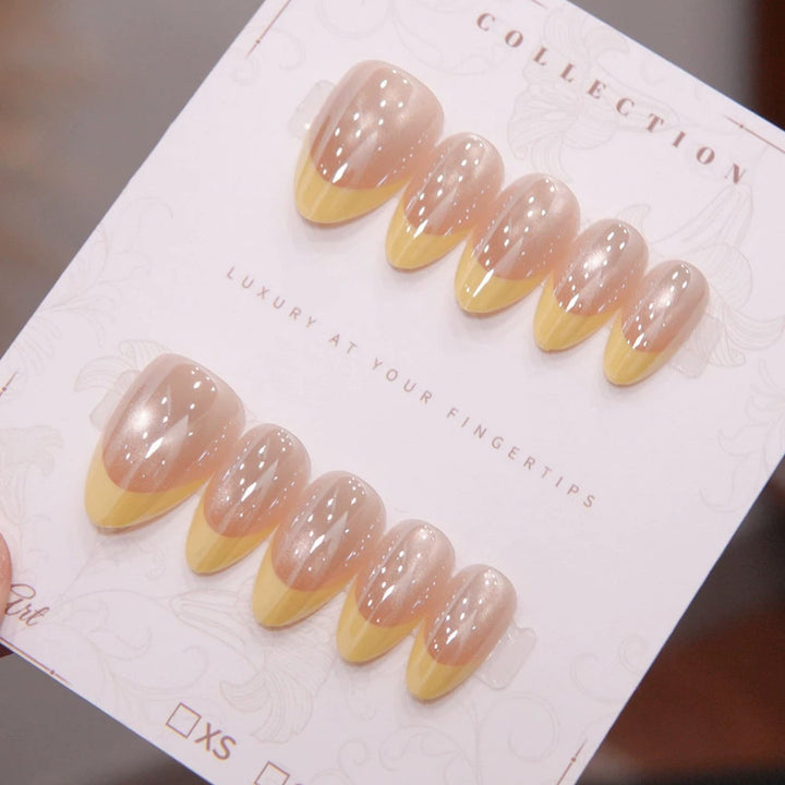 Luxury French Tip Nail Extensions