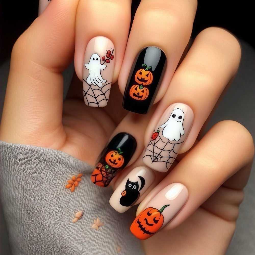 Creative Halloween Art Nails Set Stornfield