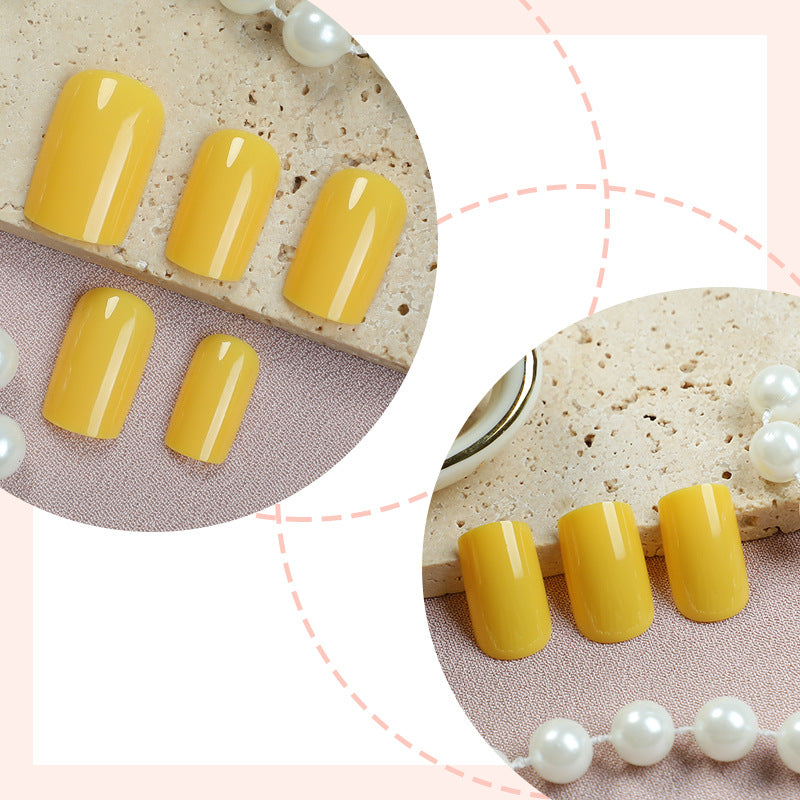 Elegant Glossy Press-On Nails Stornfield