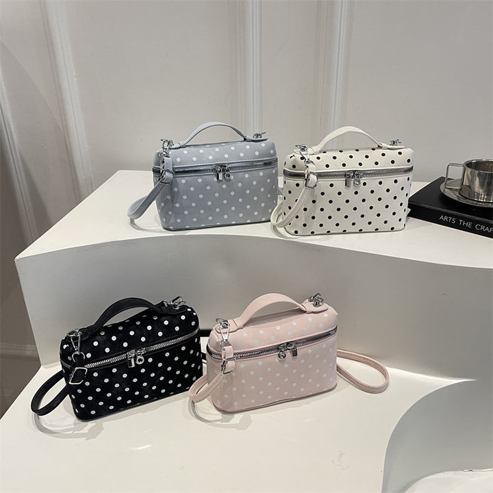 Stylish Polka Dot Makeup Organizer
