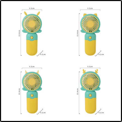 Unisex Portable Handheld Fan with Funny Animal Design Stornfield