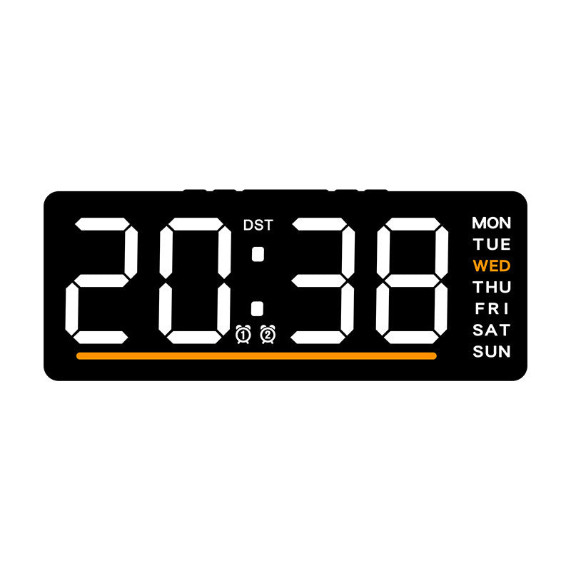 Digital clock with large LED display and multiple alarm functions Stornfield