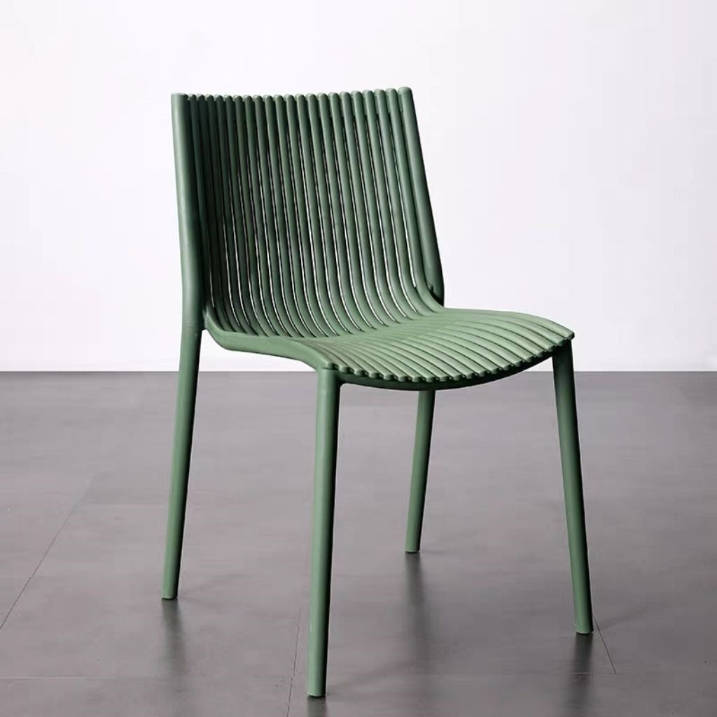 Contemporary Slatted Dining Chair Stornfield