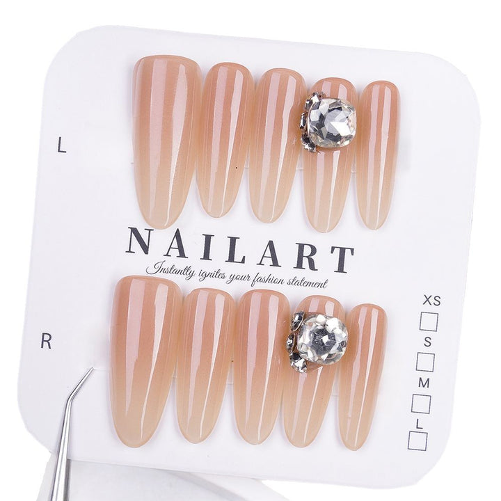 Artistic Press-On Nail Set with Unique Designs Stornfield