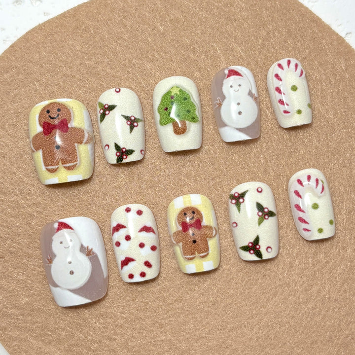 Decorative Seasonal Press-On Nail Set