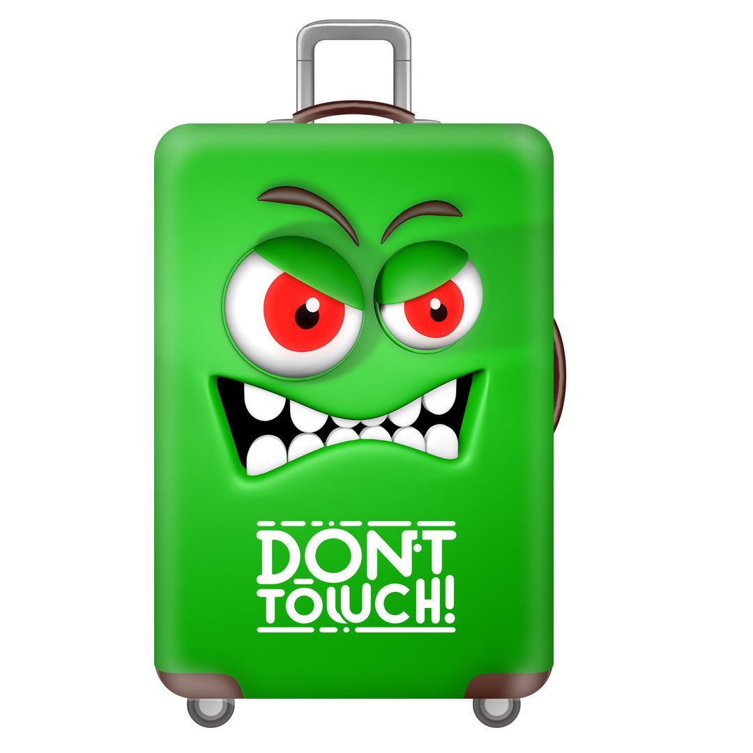 Unisex hard-shell suitcase with funny monster design Stornfield