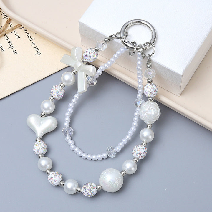 Decorative Beaded Keychain Holder Stornfield