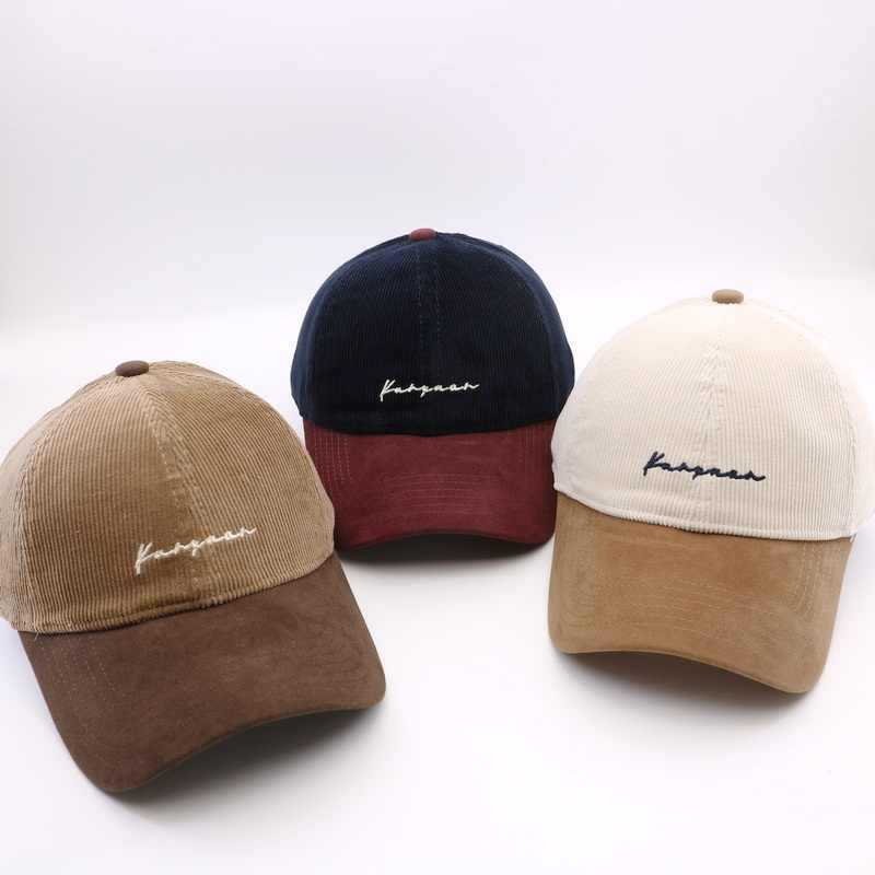 Unisex Textured Corduroy Baseball Cap Stornfield