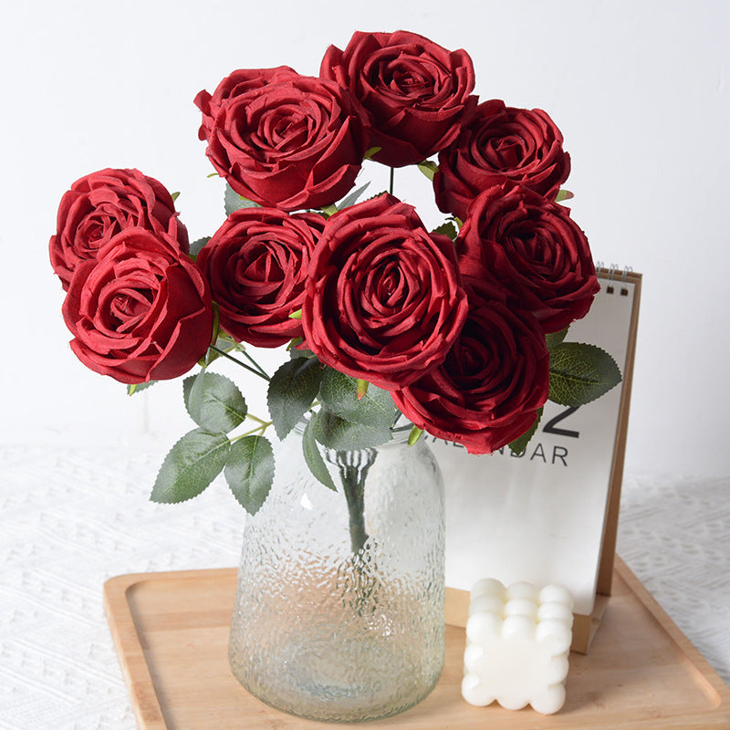 Silk Floral Rose Bouquet