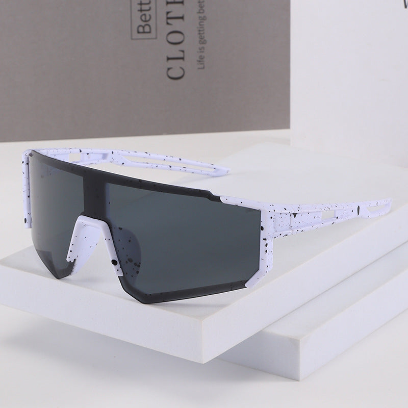 Men's Futuristic Oversized Shield Sunglasses Stornfield