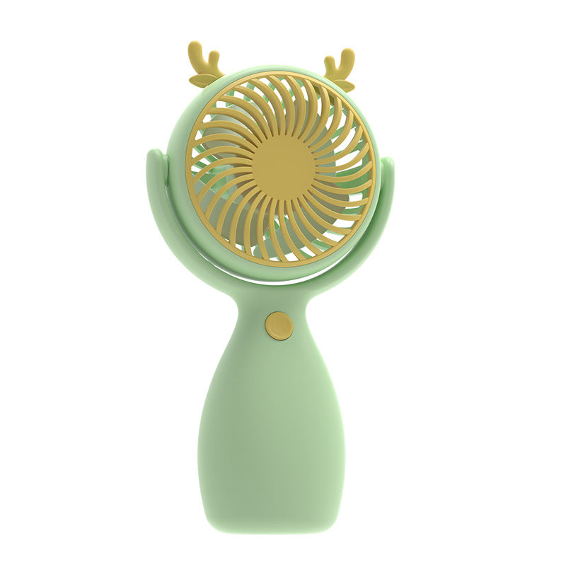 Cooling hands-free rechargeable dual bear-ear neck fan with adjustable speeds Stornfield