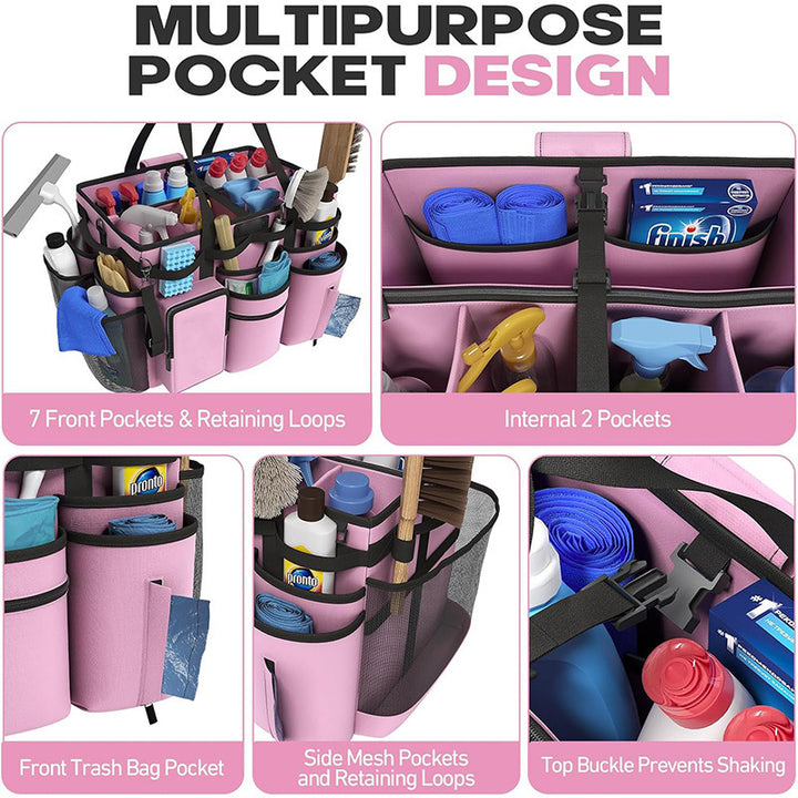 Multifunctional cleaning bag with roll and carry function Stornfield