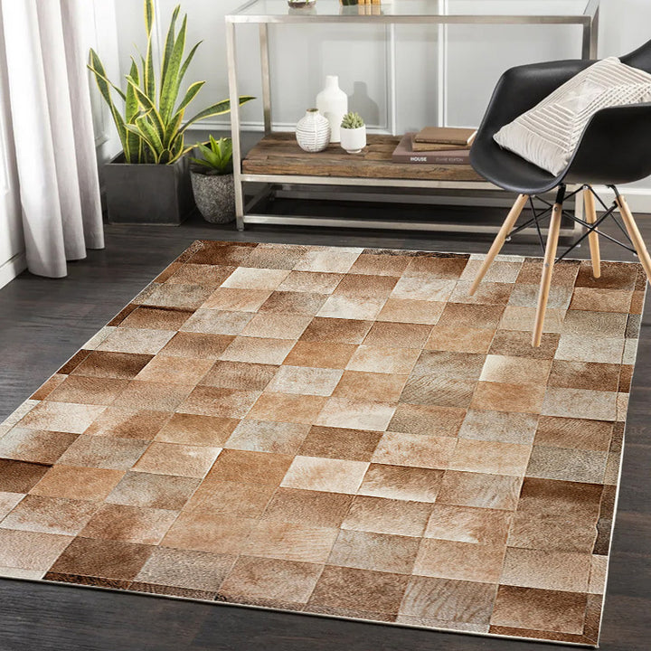 Rustic Patchwork Area Rug Stornfield