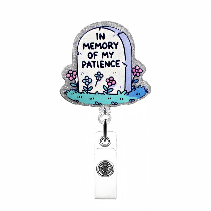 Expandable badge holder with anatomical heart pendant