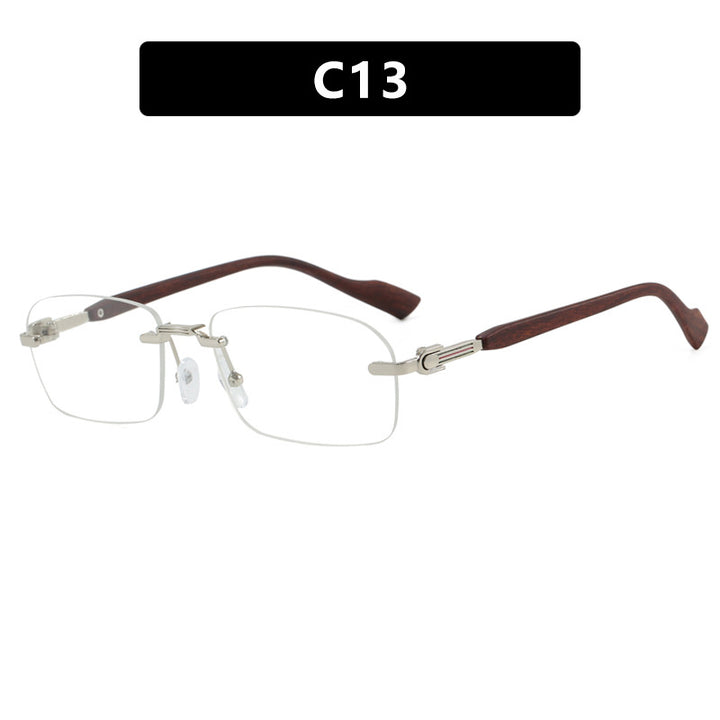 Women's sunglasses with elegant metal frame and stylish wood details Stornfield