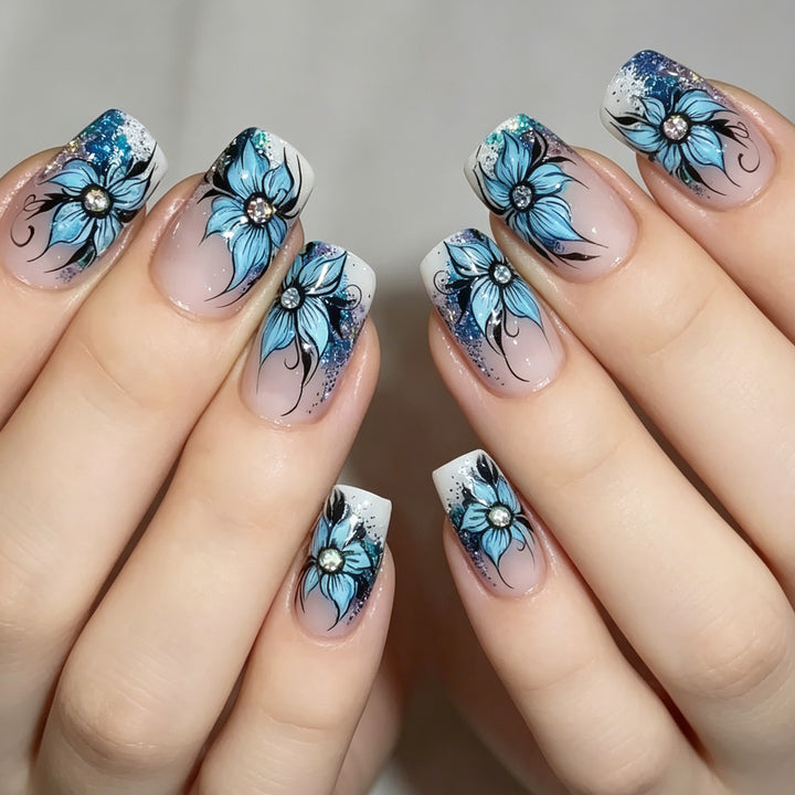 Floral Design Nail Art Stornfield