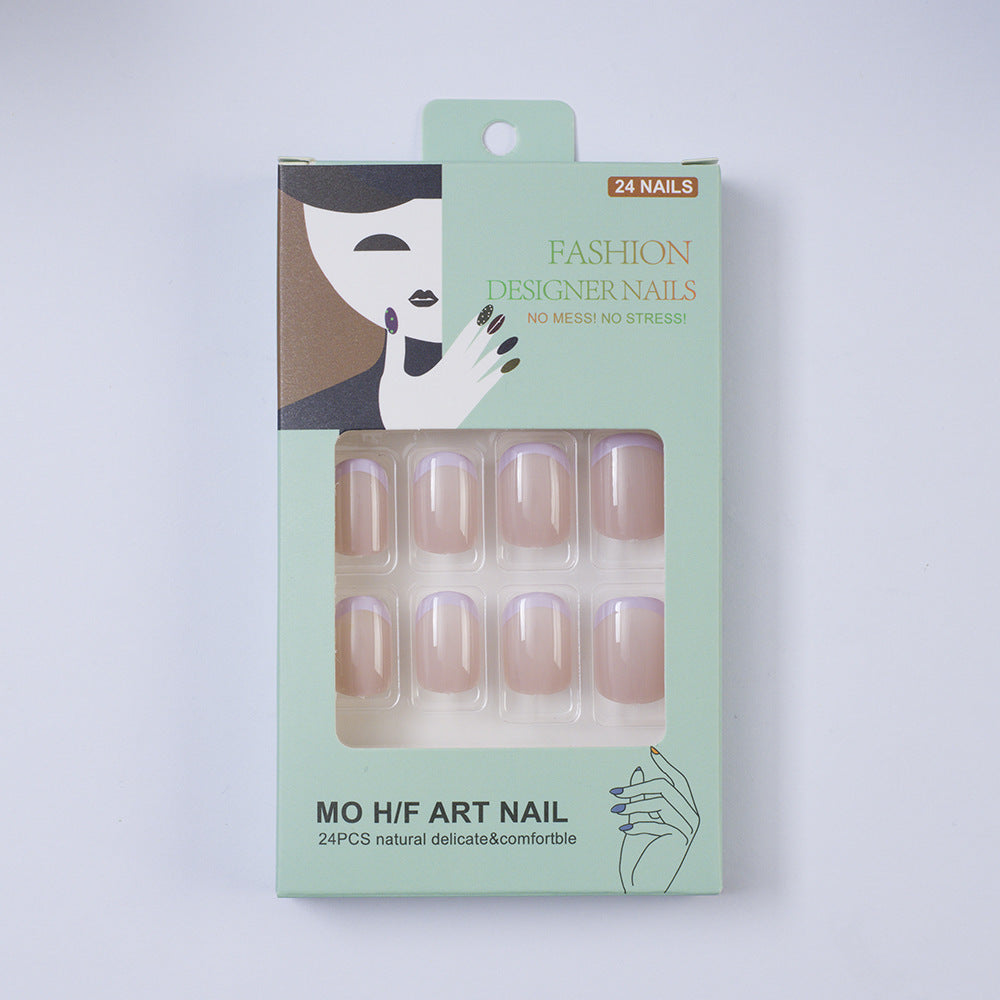 Artificial nails with high-gloss finish and elegant contours Stornfield