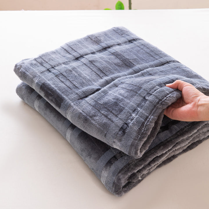 Cozy Flannel Throw Blanket