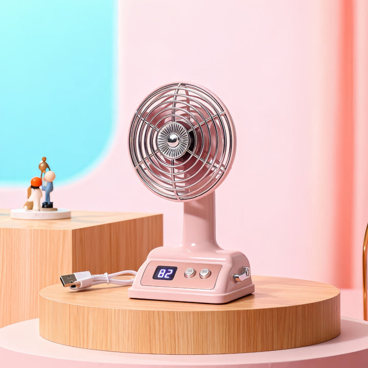 Women Portable Table Fan with Digital Control Stornfield