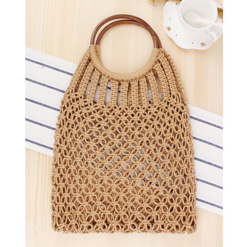 Tote bag with braided net design and practical inner bag Stornfield