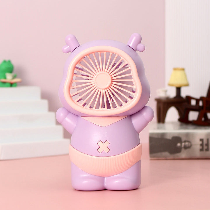 Unisex Portable Mini Fan in playful Bear Design Stornfield