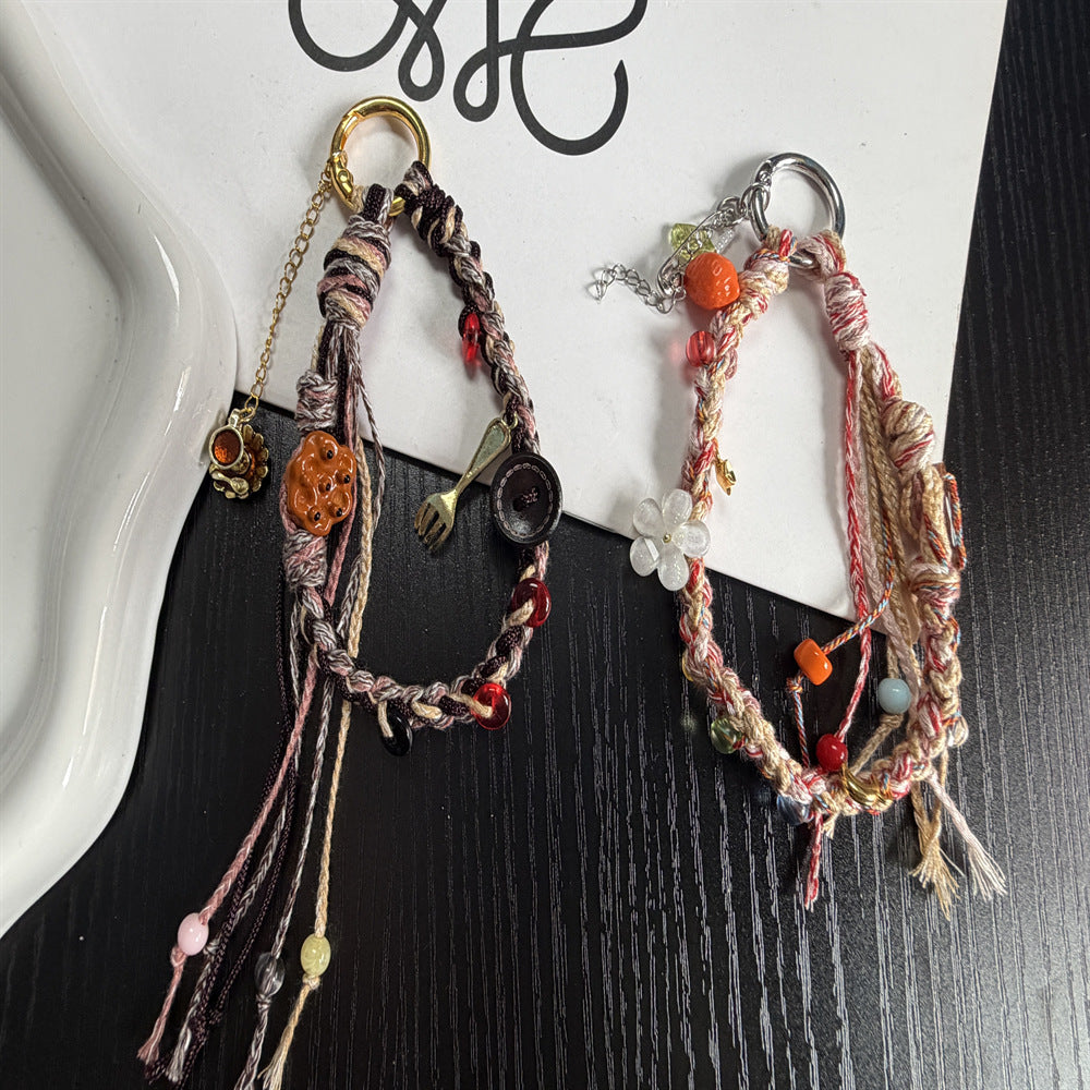 Handmade Beaded Charm Keyring Stornfield
