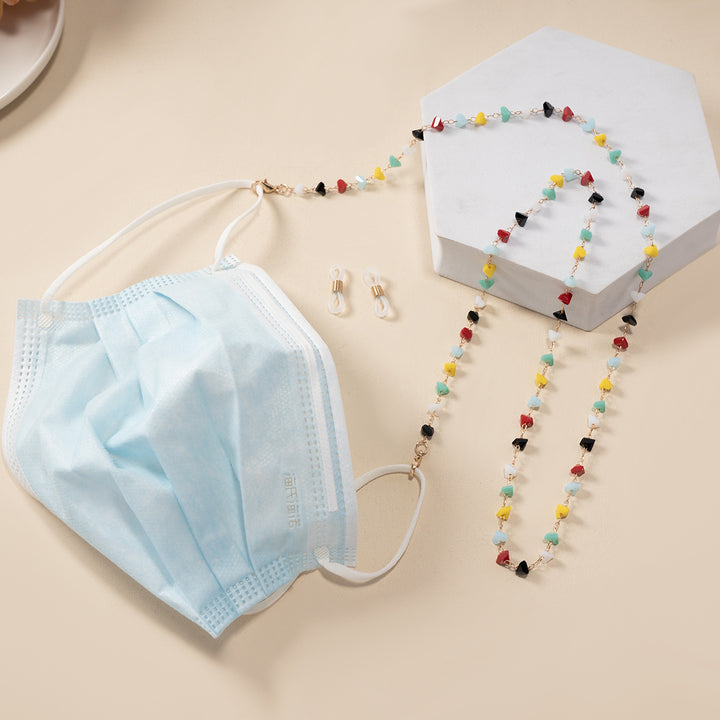Chic Geometric Beaded Eyewear Holder Stornfield