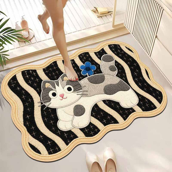 Plush Pet-Themed Area Rug