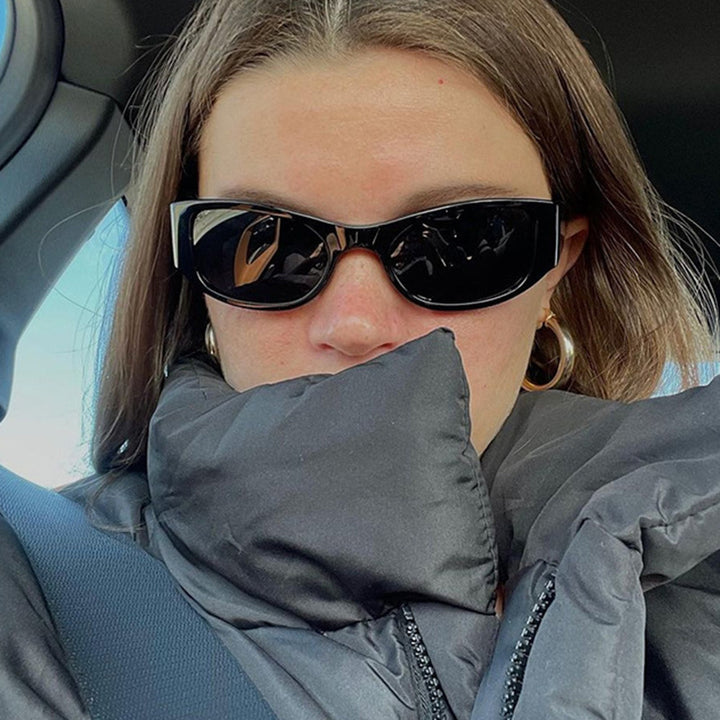Women's sporty sunglasses with a wide frame and UV protection Stornfield