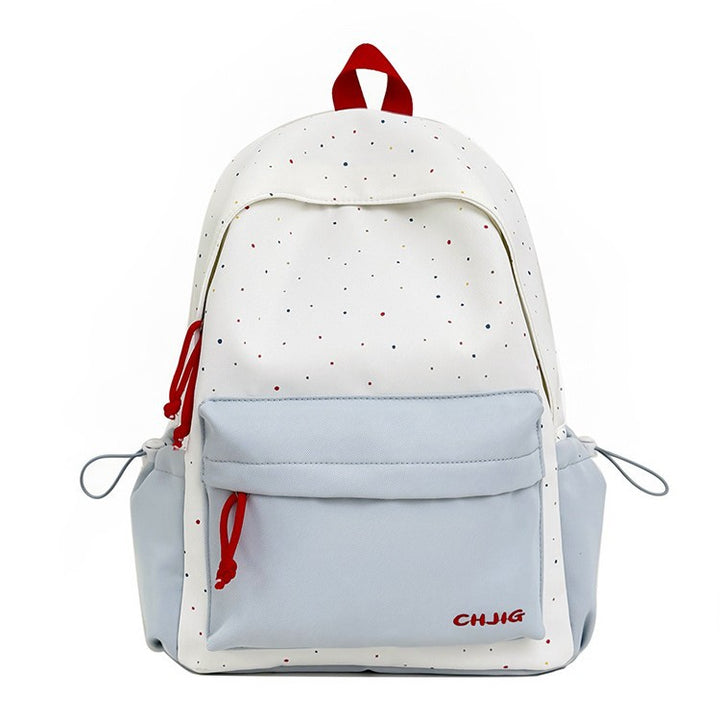 Stylish Casual Dot-Patterned Backpack Stornfield
