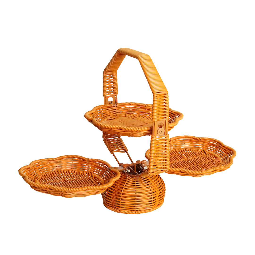 Multi-Layered Woven Serving Basket Stornfield