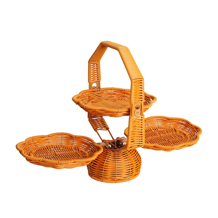 Multi-Layered Woven Serving Basket Stornfield